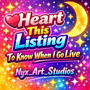 Heart this item to know when I'm having a LIVE/SILENT POSHSHOW